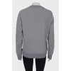Gray straight sweatshirt
