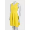 Yellow patterned dress