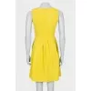 Yellow patterned dress