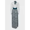Loose dress in print