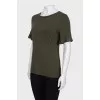 Green t-shirt with ruffles