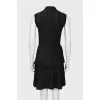 Black suit with striped skirt