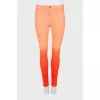 Jeans in gradient print