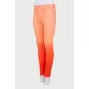 Jeans in gradient print