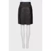 Black embossed skirt