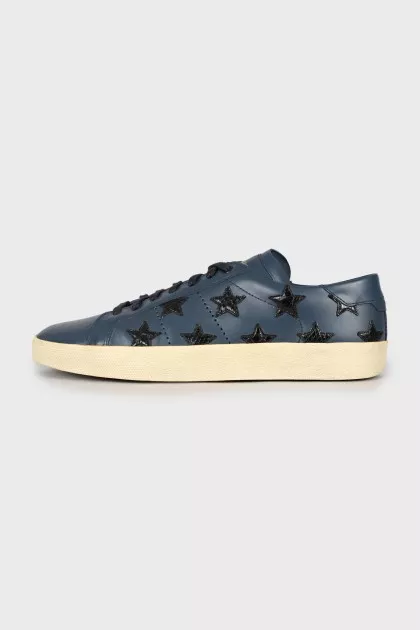 Blue men's sneakers