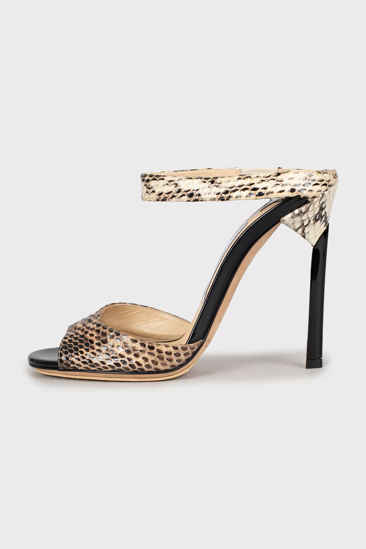 Jimmy Choo Босоніжки з тисненням на шпильці 88164943, Оригінал