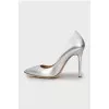Silver leather shoes