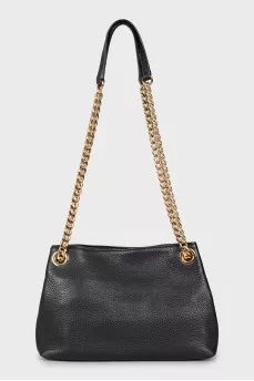Leather shoulder bag