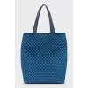 Patterned shopper bag