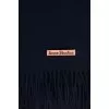 Navy blue wool scarf