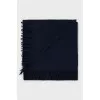Navy blue wool scarf