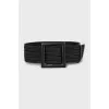 Black woven belt