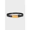 Dark blue belt with golden buckle