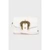 White bag with golden hardware