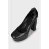 Black high heels