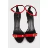 Two tone sandals