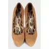 Brown suede shoes