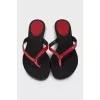 Red flip flops