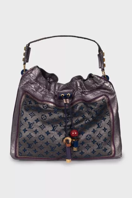 Bag Bluebird Handbag Limited Edition Monogram Lurex Canvas