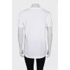 White T-shirt with brand logo