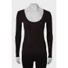 Black longsleeve with tag