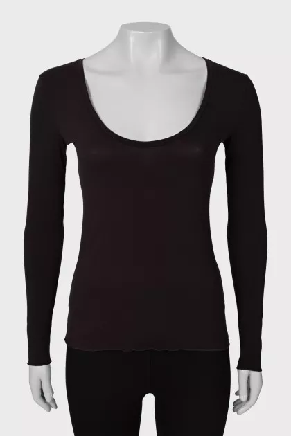Black longsleeve with tag