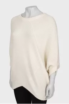 White patterned sweater