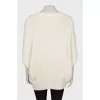 White patterned sweater