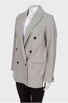 Пиджак в клетку