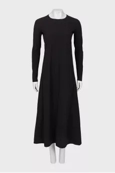 Back slogan maxi dress