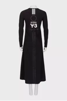 Back slogan maxi dress