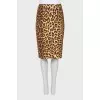 Skirt in animal print