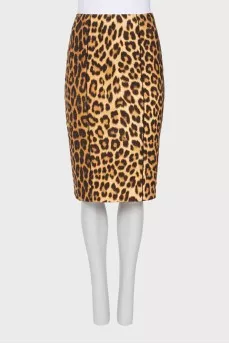 Skirt in animal print