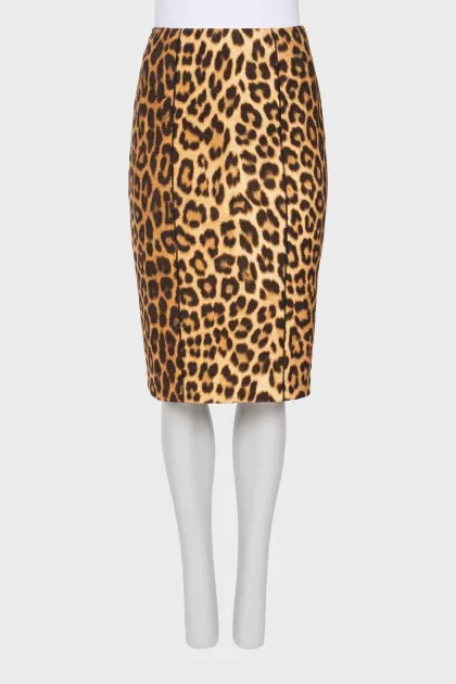 Skirt in animal print