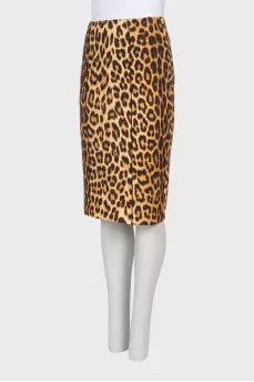 Skirt in animal print