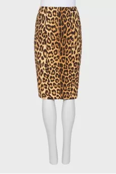 Skirt in animal print