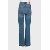 Light blue distressed jeans