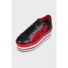 Platform sneakers