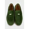 Men's green loafers
