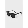 Black sunglasses with long arms