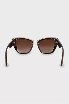 Gold embellished sunglasses