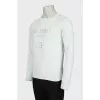 Men's sweatshirt with brand logo