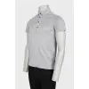 Men's gray polo shirt