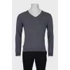 Men's V-neck jumper