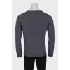Men's V-neck jumper