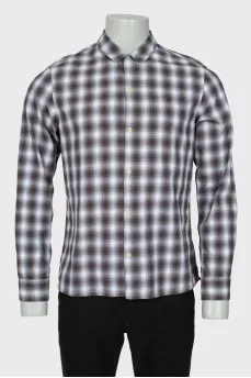 Men's checkered shirt
