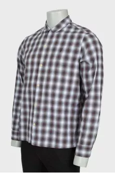 Men's checkered shirt
