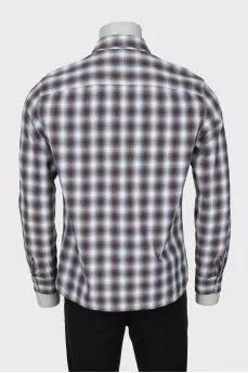 Men's checkered shirt
