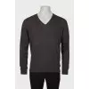 Men's jumper in graphite color